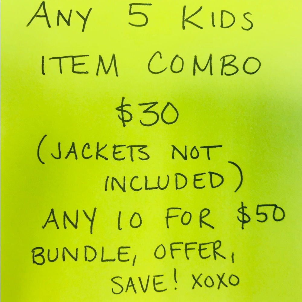 End of Summer Deal-Boys Items All Brands & Sizes